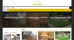 Desktop Screenshot of damazine.com